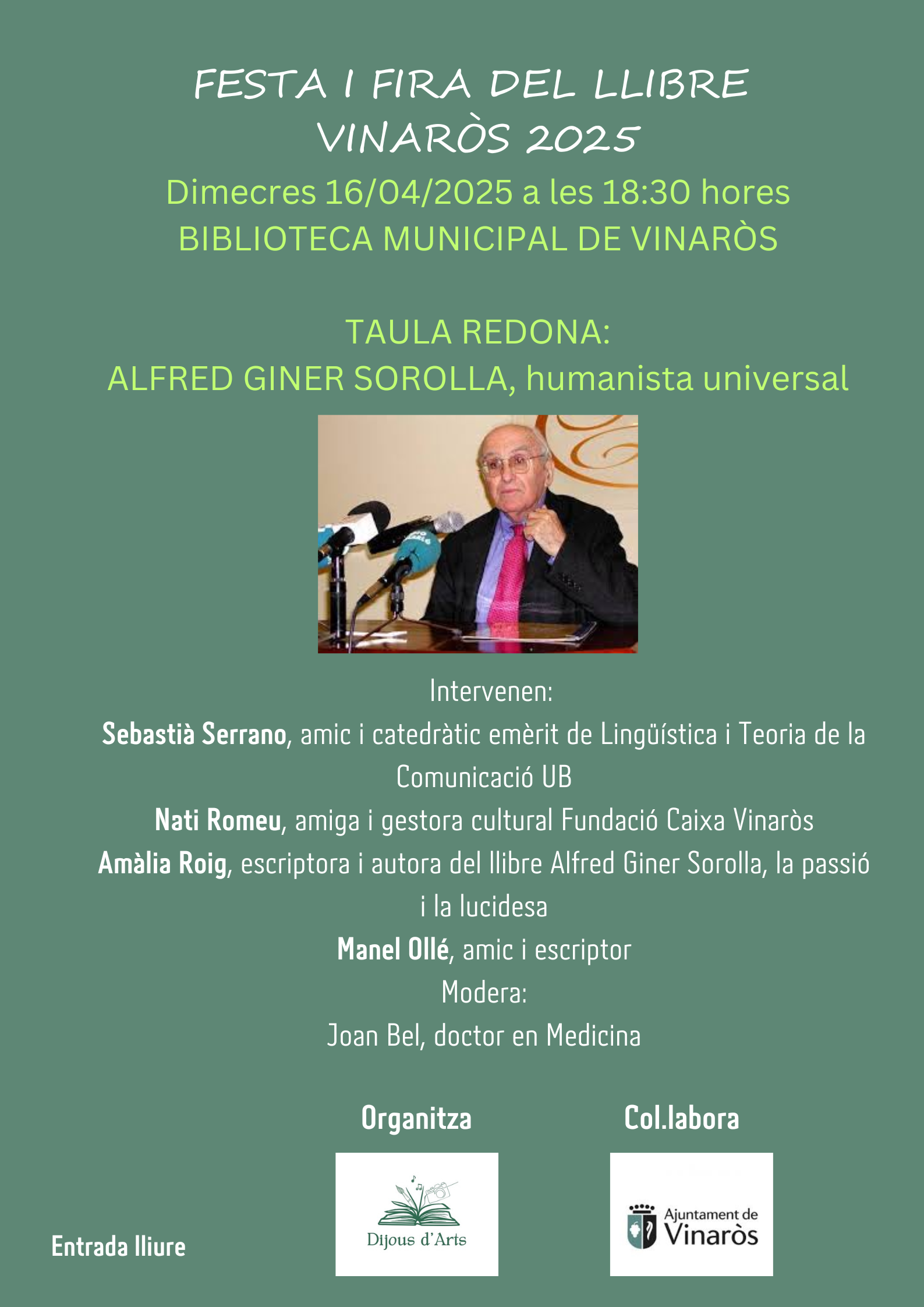 Mesa redonda Alfredo Giner Sorolla